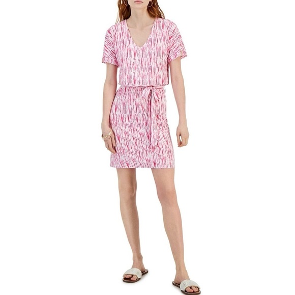 INC International Concepts Dresses & Skirts - INC/ Woman’s/ NWT/ Printed V-Neck Mini Dress, Created for Macy's/ size XL